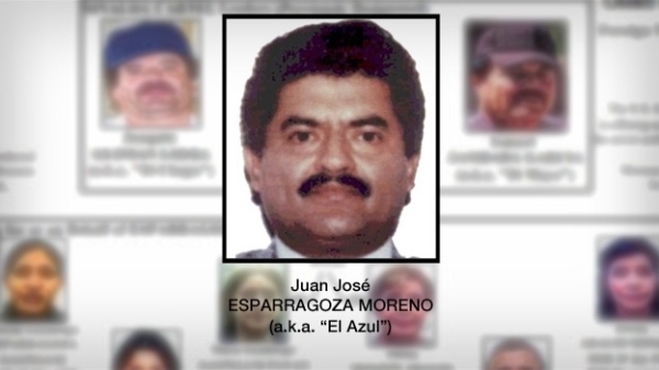 The US State Department offered a reward of $5 million for information leading to the capture of 'El Azul' Esparragoza.